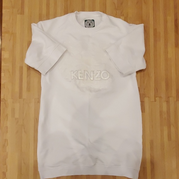 Kenzo short sleeve sweatshirt dress size Medium - Picture 1 of 4